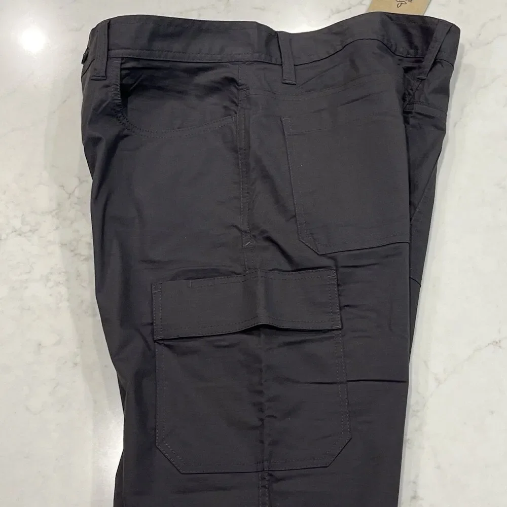 Prana NEW Mens 32‎ x32 Double Peak Hiking Pant Gray Ripstop Standard Tapered Leg